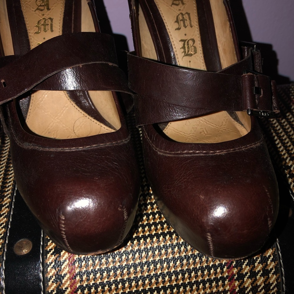 Lamb Gwen Stefani leather stilletos